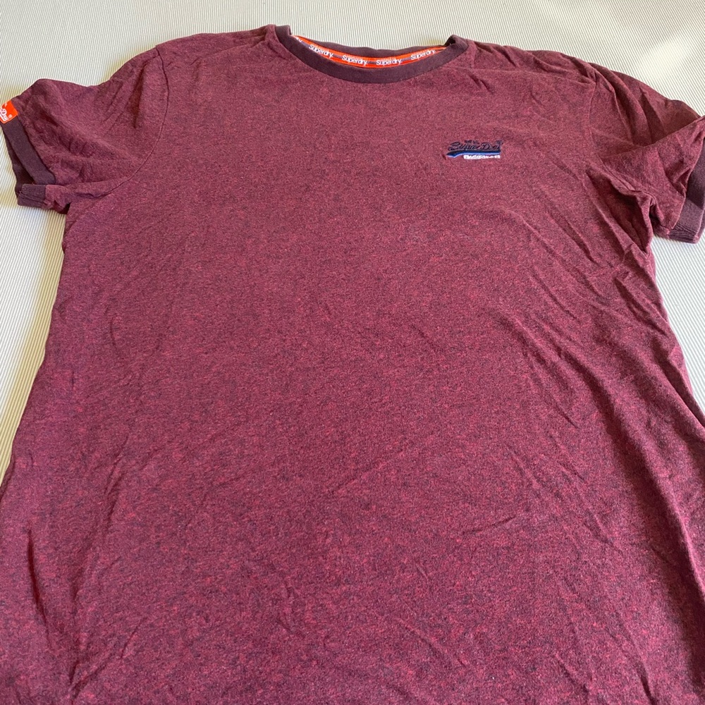 Superdry burgundy T-shirt